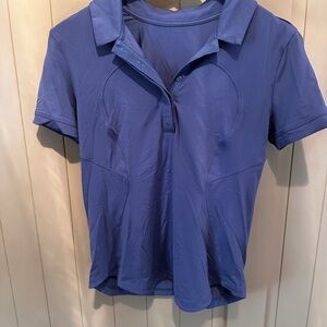 Lululemon Periwinkle quick-dry Golf Shirt